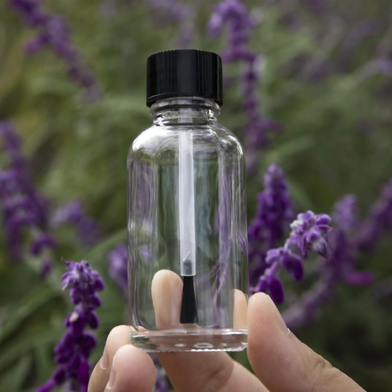 Agidea 6PCS Large Empty Nail Polish Bottles with Brush,Refillable Glass Cuticle Oil Bottles Travel Containers with Funnel & Mixing Balls for DIY Nail Art Cuticle Oils (30ML) - Image 5